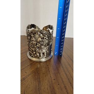 Godinger Silver Art Co LTD‎ Santa Votive Candle Holder Christmas Holiday